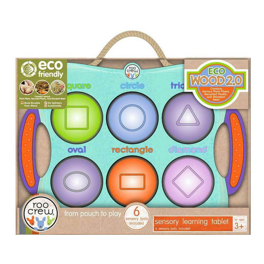 Roo Crew Eco Wood 2.0 Sensory Learning Tablet