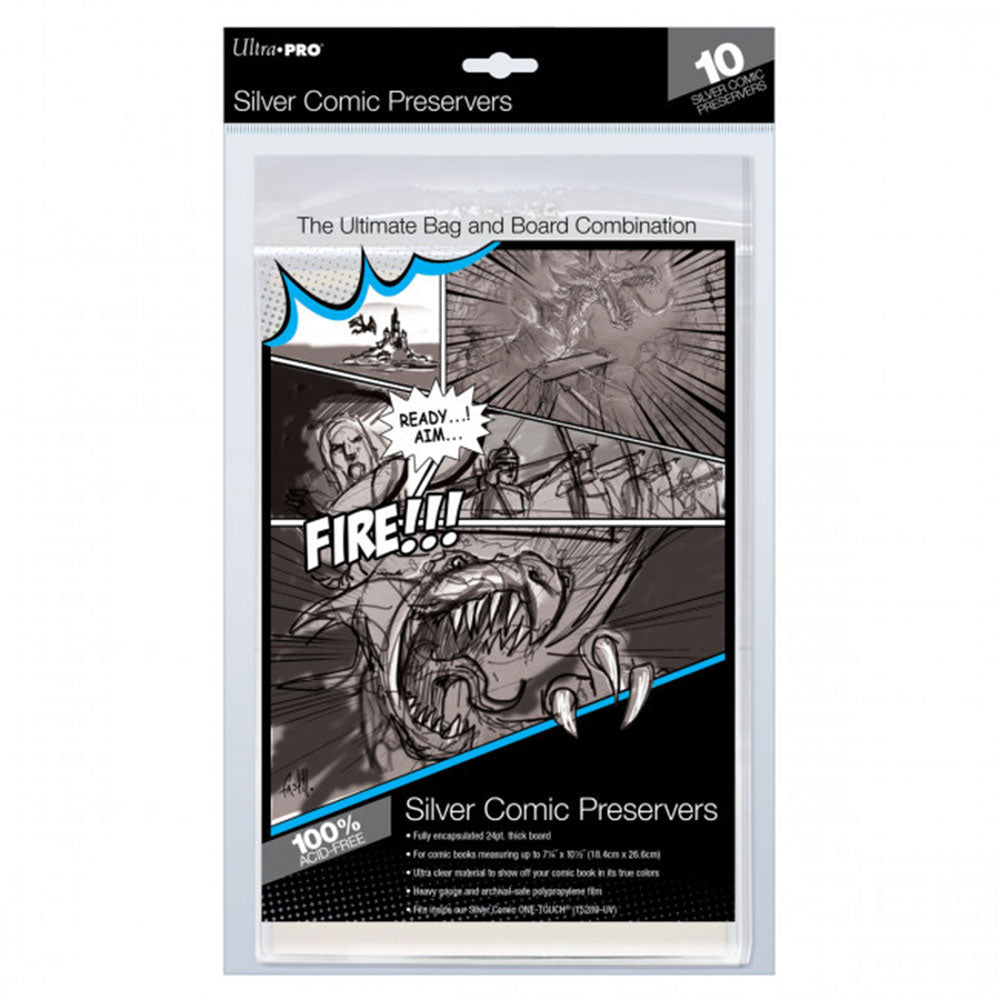 Ultra Pro Silver Comic Preserver 10pcs (18cmx27cm)