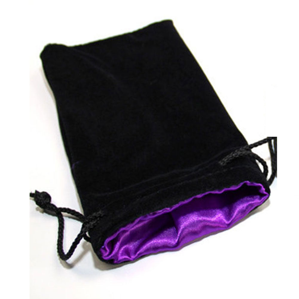 Koplow Large Velvet Dice Sac (noir)