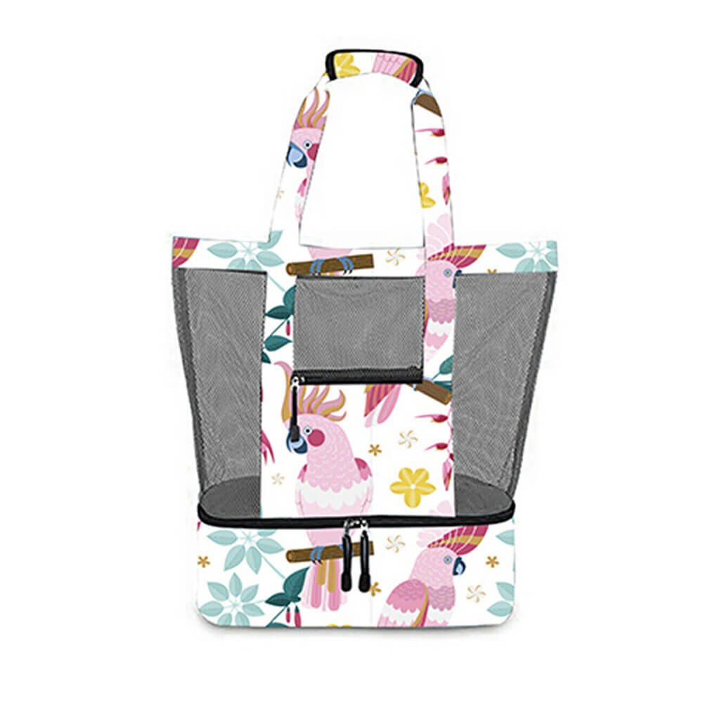 Borsa in maglia da raffreddamento da spiaggia 2 in 1 (60x60x45cm)