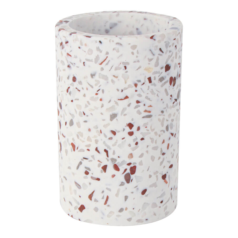 Terrazzo Polyresin Tumbler (12x8x8cm)