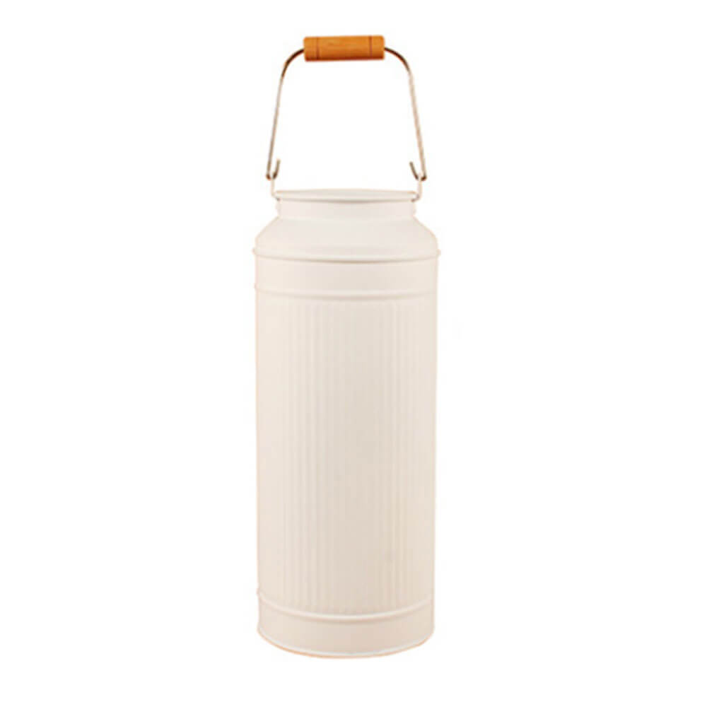 Maja Emboss Milk Can (vit)