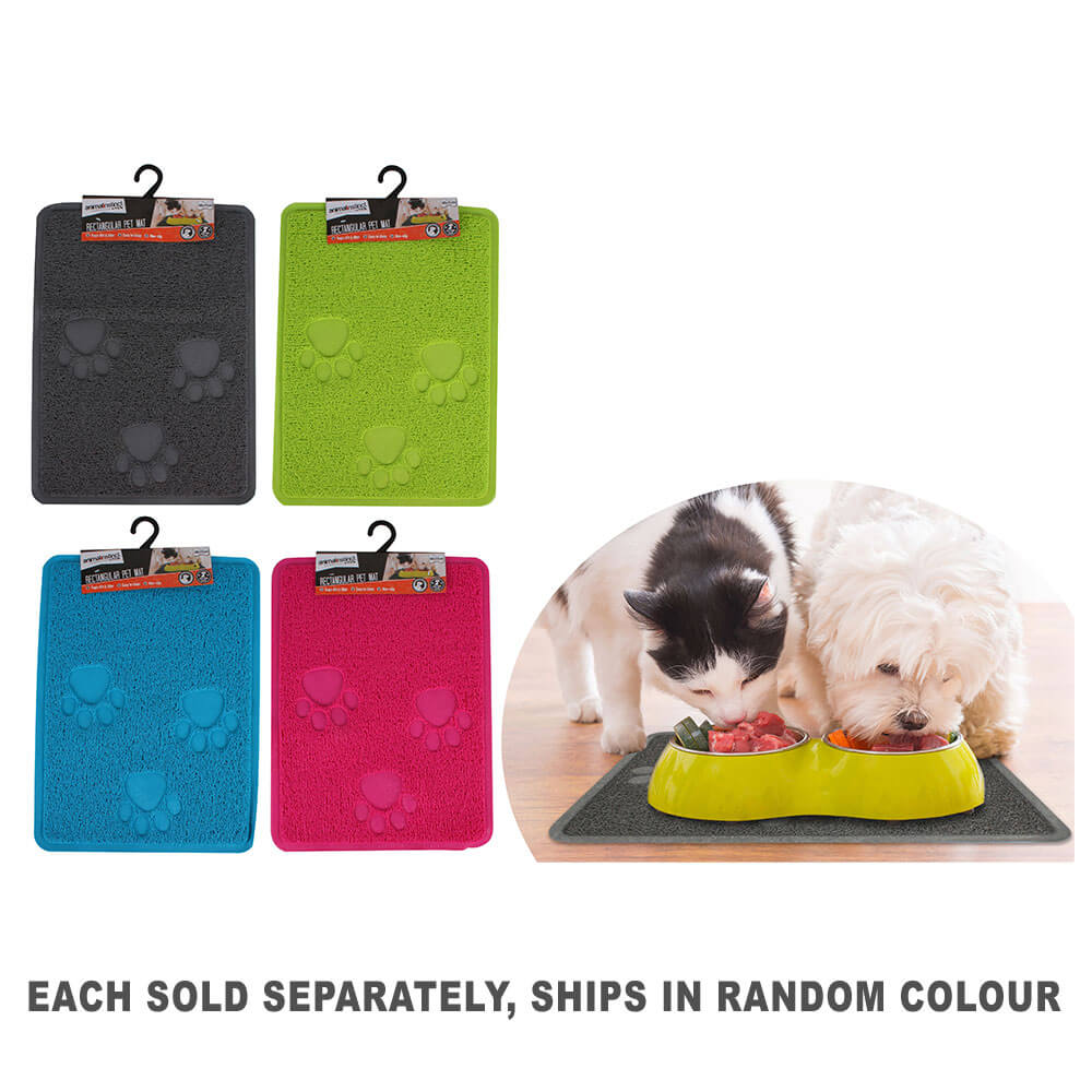 Rectangle PVC Pet Mat (48x35cm)