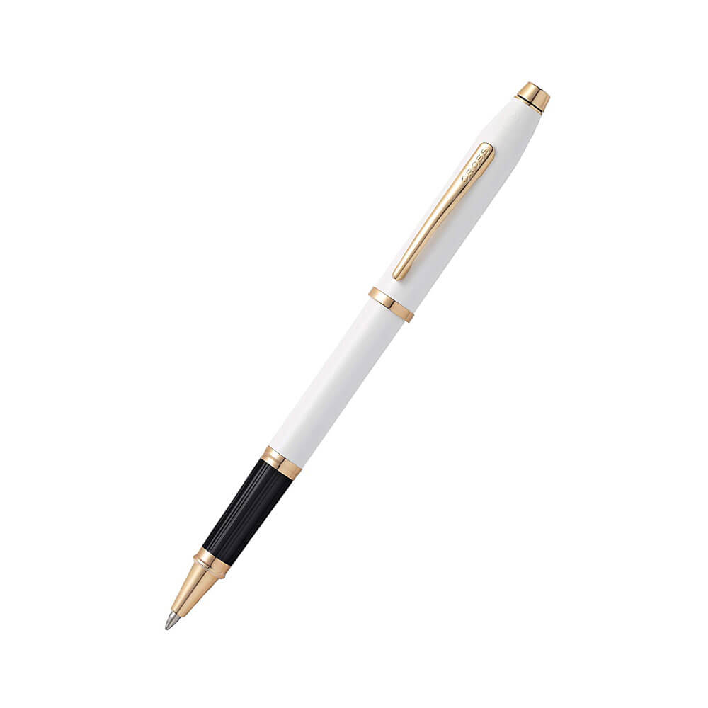 Century II stylo en or rose blanc nacré