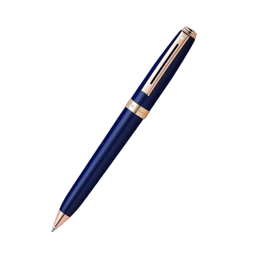 Prélude Cobalt Blue Lacquer / Gold Rose Gold Pen