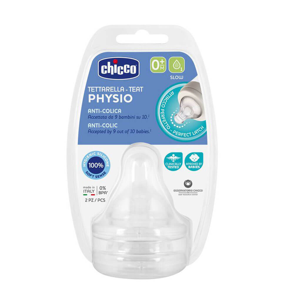 Chicco Perfect5 TEAT Silicon Anti-Cólico 2 PC