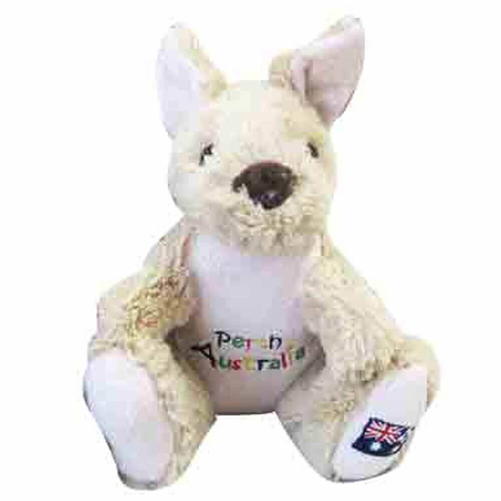 20cm Kangaroo Plush w/ Embroidery