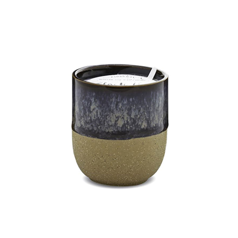 Kin Black Fig & Rose Candle in Ceramic (sort)