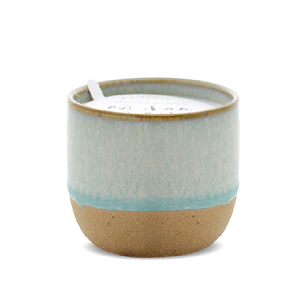 Kin Matcha Tea & Bergamot Candle in Ceramic (blu)