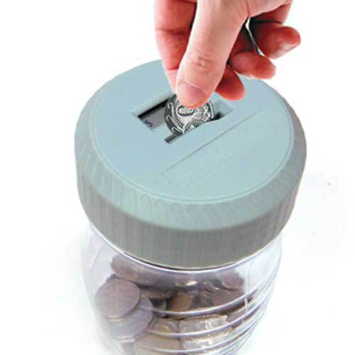 Digital Coin Counting Money Jar