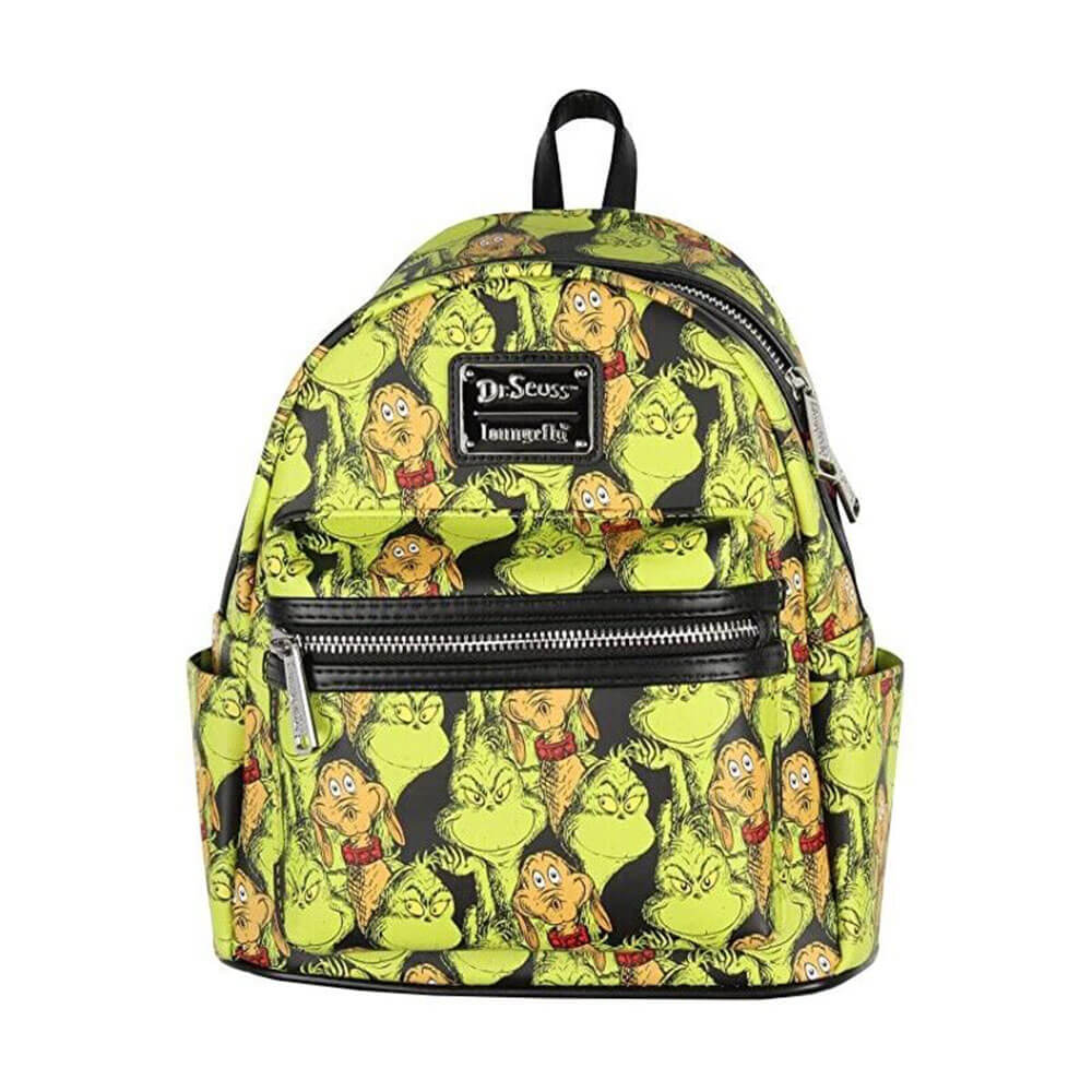 Dr Seuss The Grinch & Max All-Over Print US Ex Mini Backpack