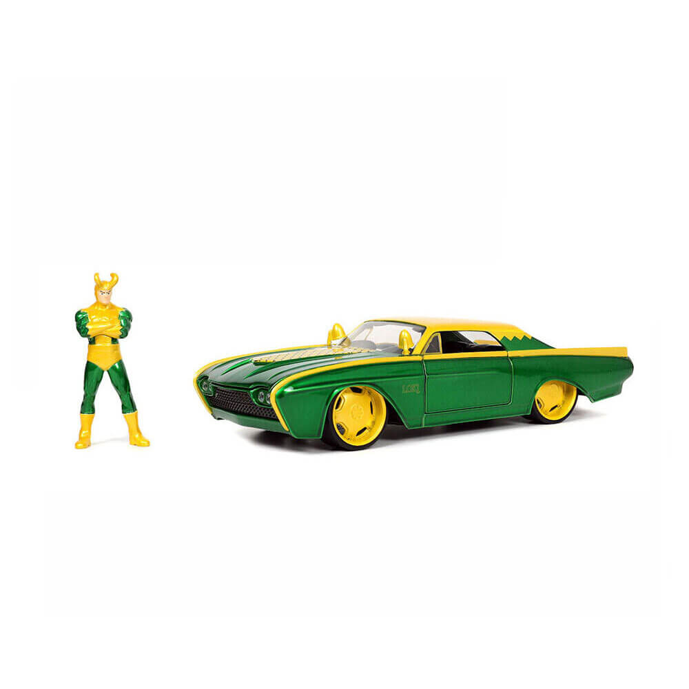 Marvel Comics Loki & 1963 Ford Thunderbird 1:24 Scale