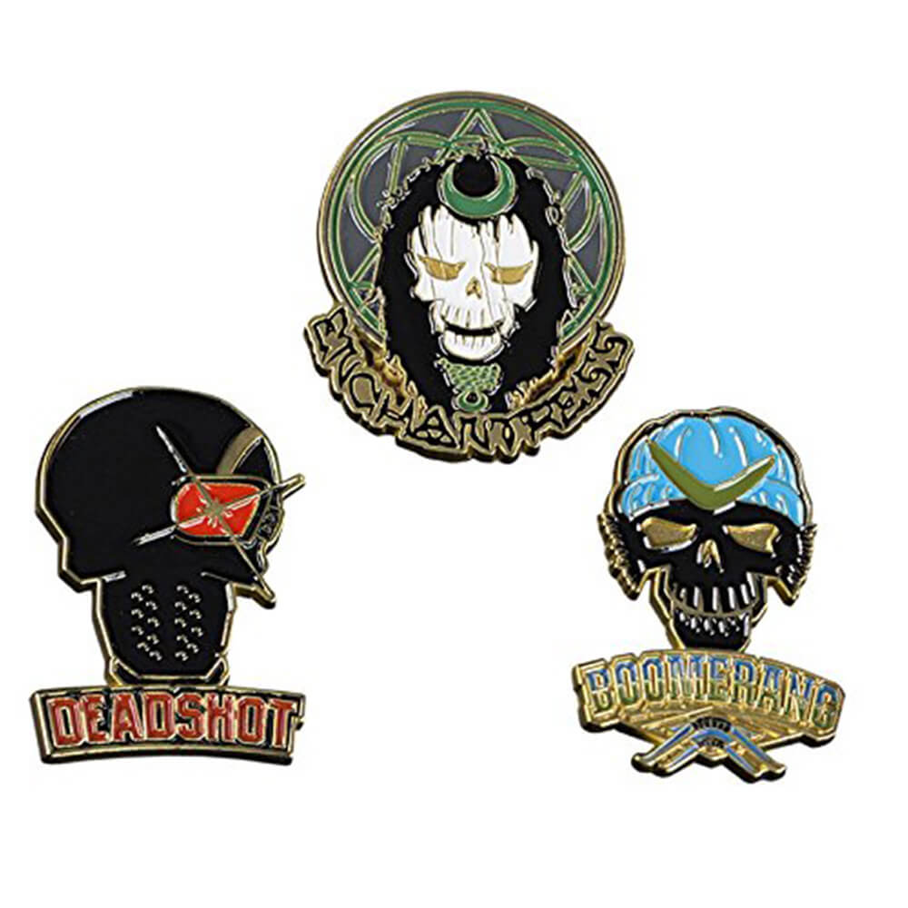 Suicide Squad Lapel Pin Set