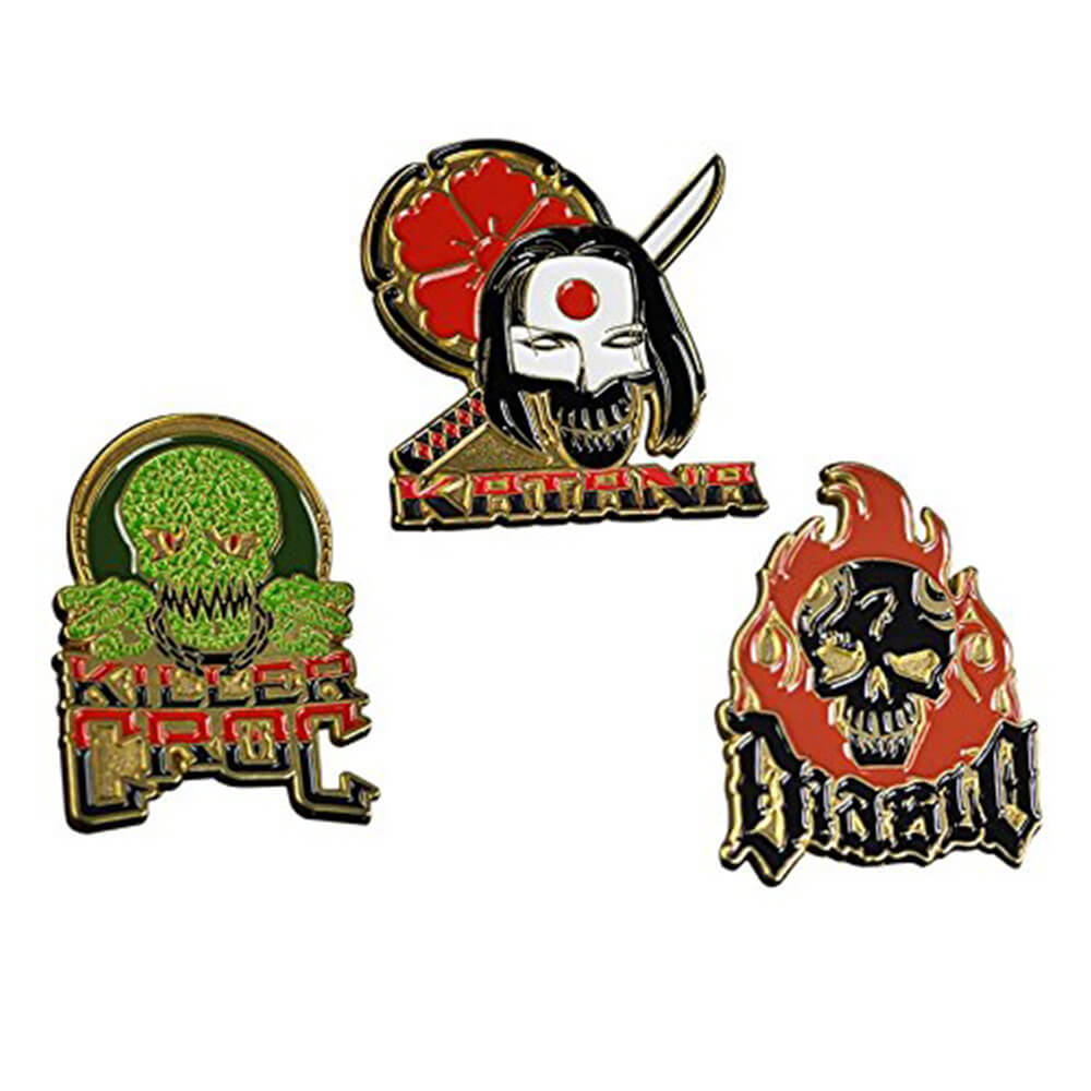 Suicide Squad Lapel Pin Set