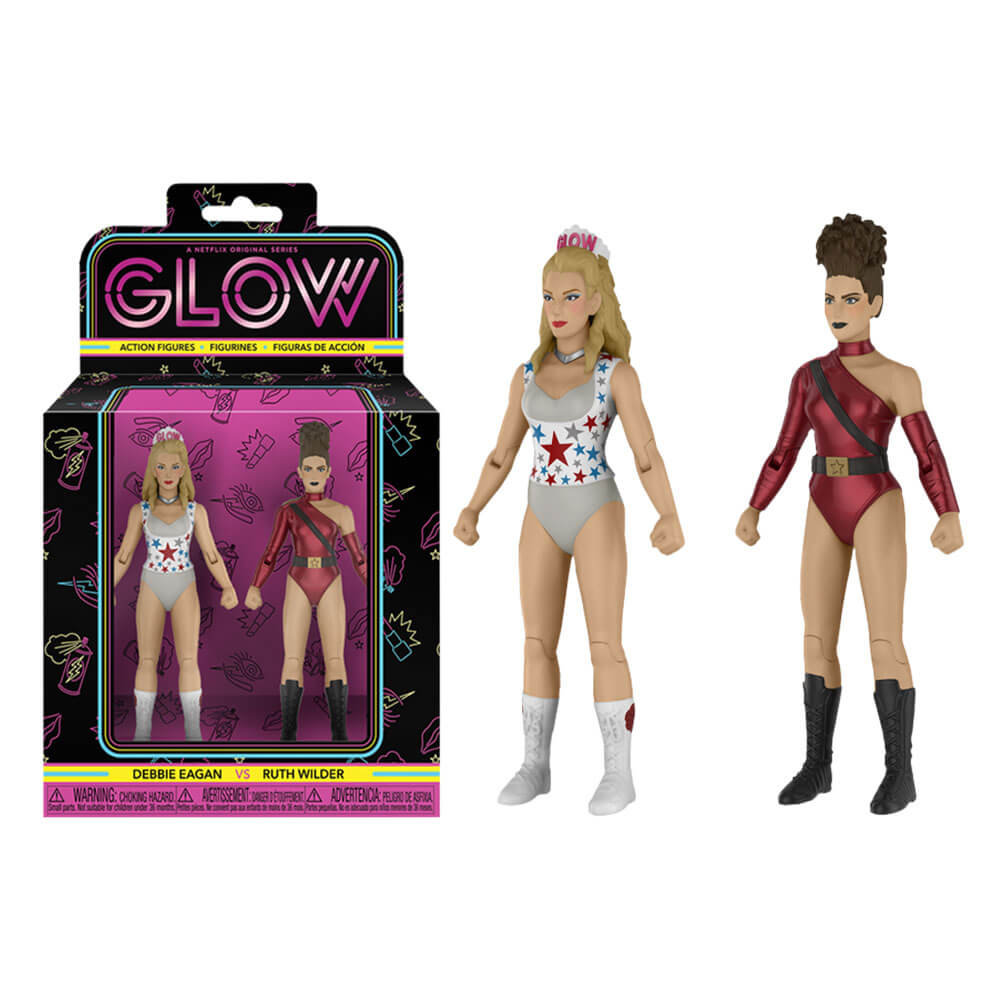 GLOW Debbie Eagan & Ruth Wilder Action Figure 2 Pk