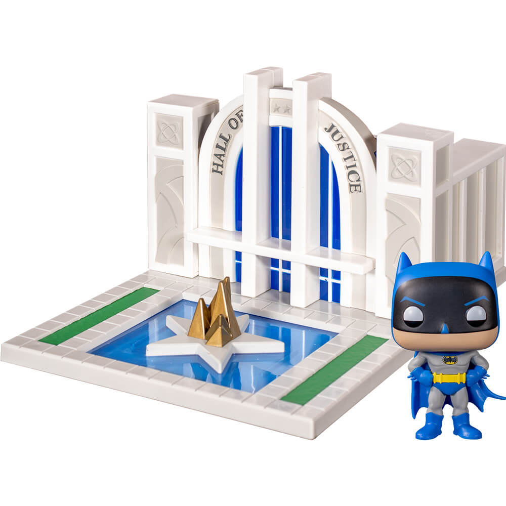 Batman w/ Hall of Justice 80th Anniversary Pop! Town