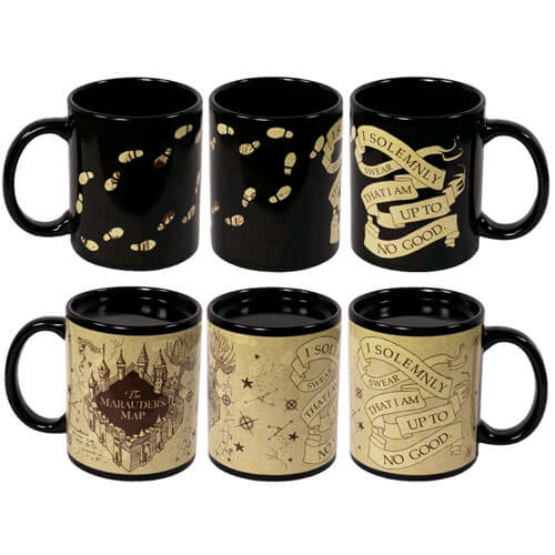 Harry Potter Marauder's Map Heat Change Mug