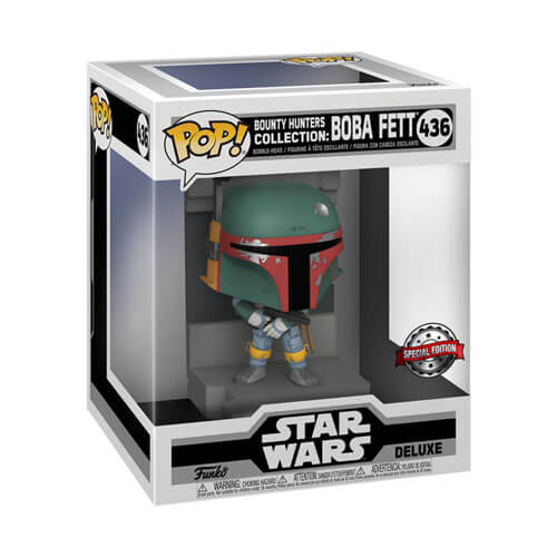 Star Wars Boba Fett Metallic US Pop! Deluxe Diorama