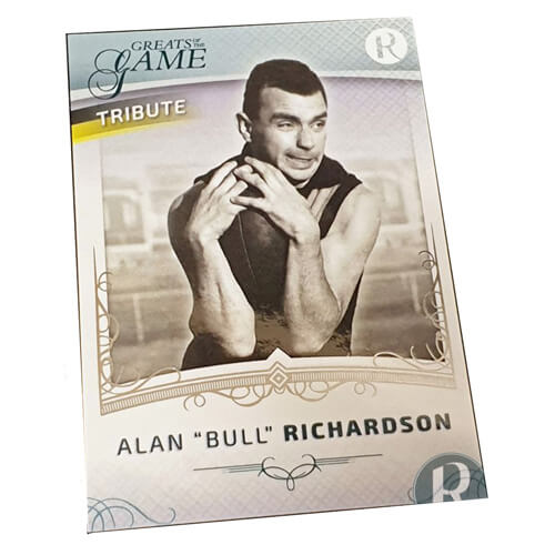 Aussie Rules Greats of the Game Dynasty Richardson Sign Card