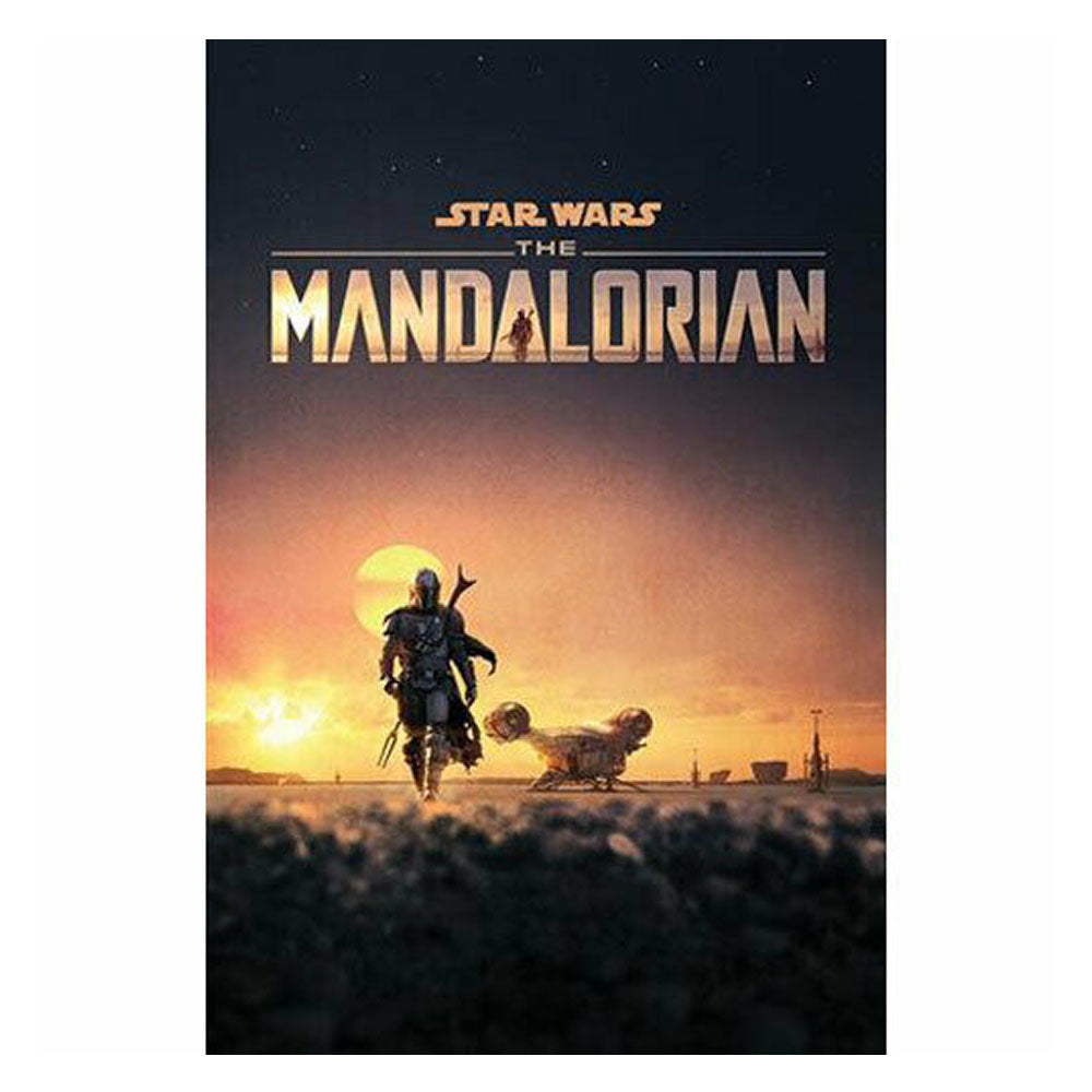 Star Wars den mandaloriske plakat