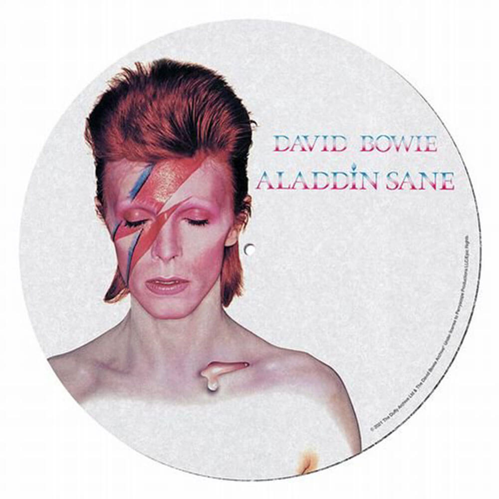 David Bowie Schallplatten-Slipmat (29 x 29 cm)