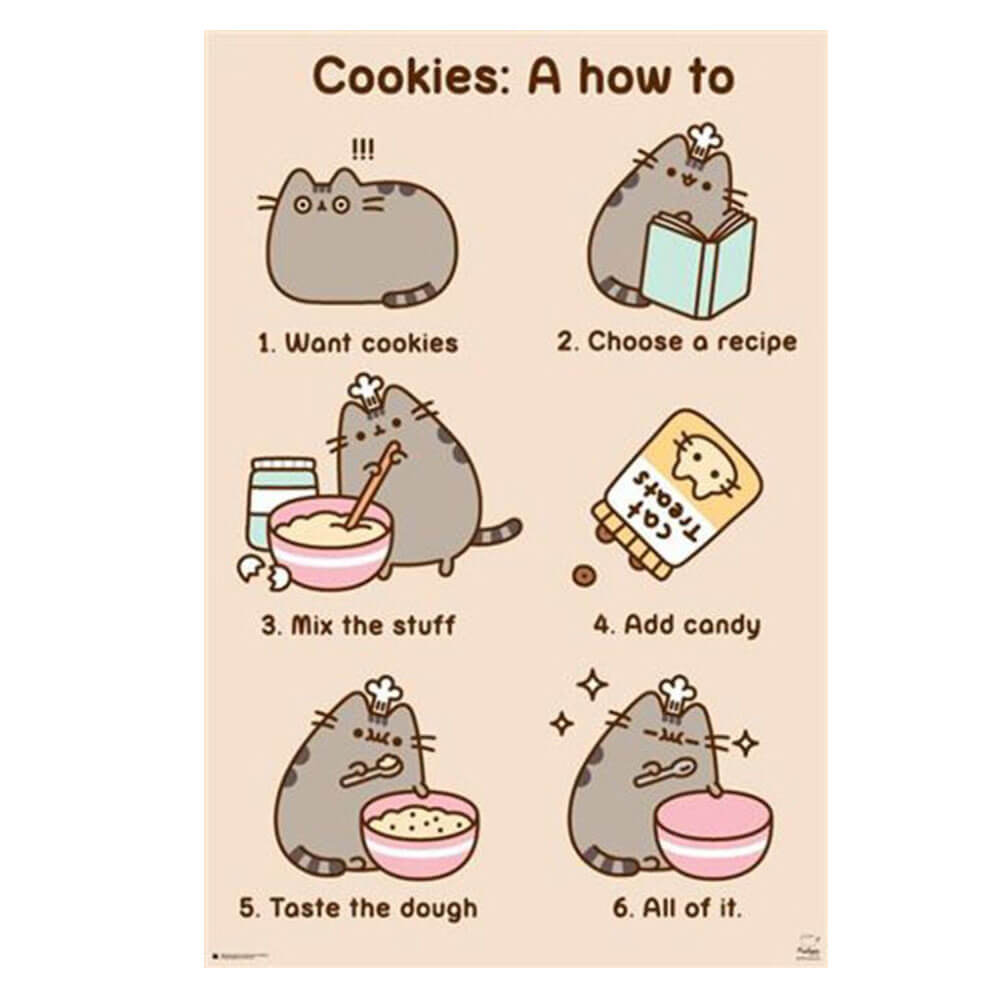 Pusheen Cookies Poster