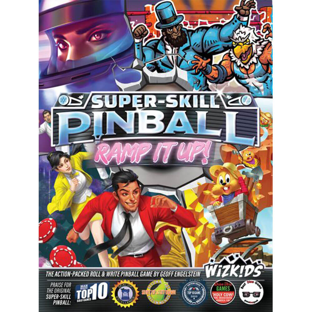 Super Skill Pinball Ramp It Up! Board Game