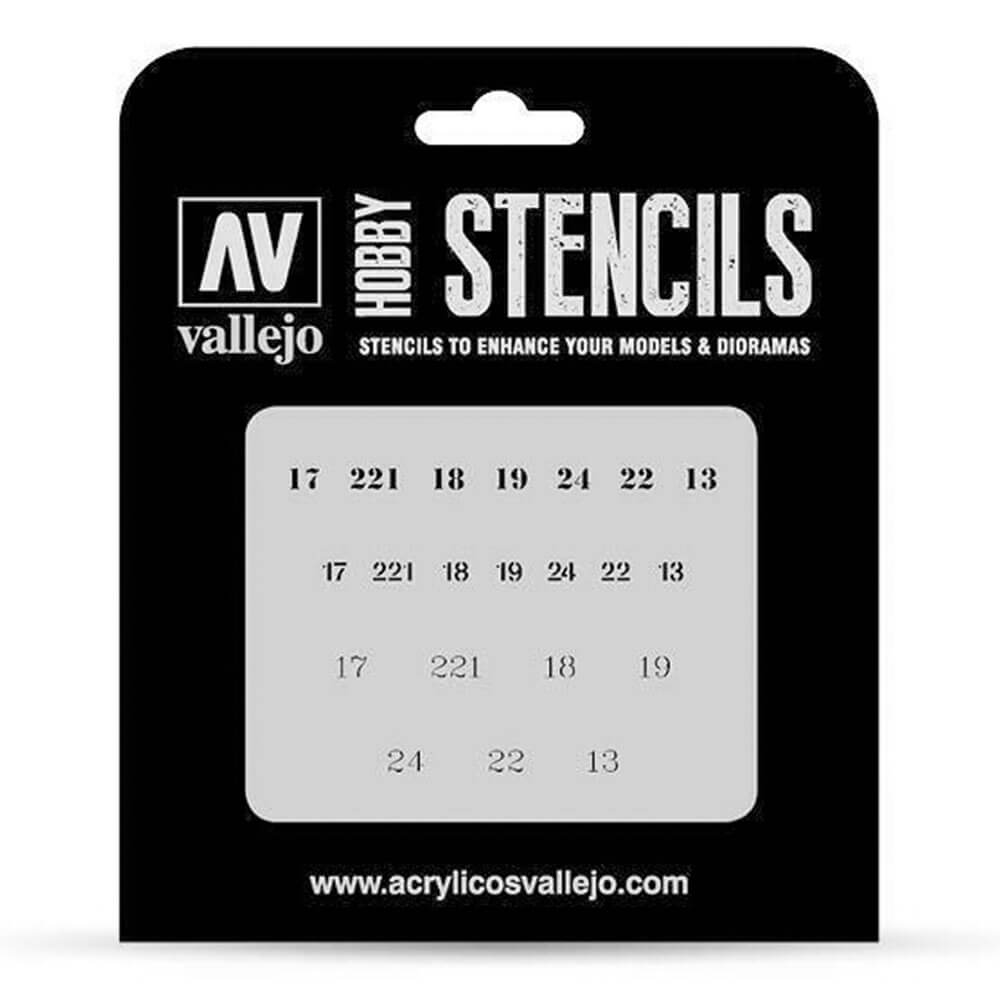 Vallejo Stencils AFV Markings