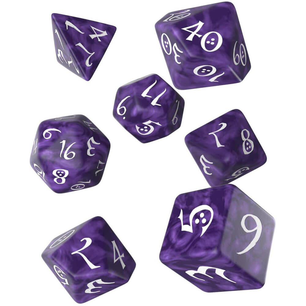 Q Workshop Classic RPG Dice Set di 7