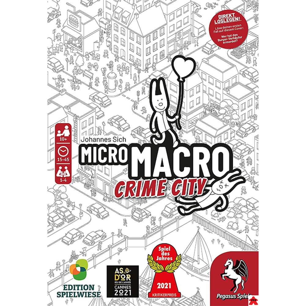 Juego de mesa de Micromacro Crime City