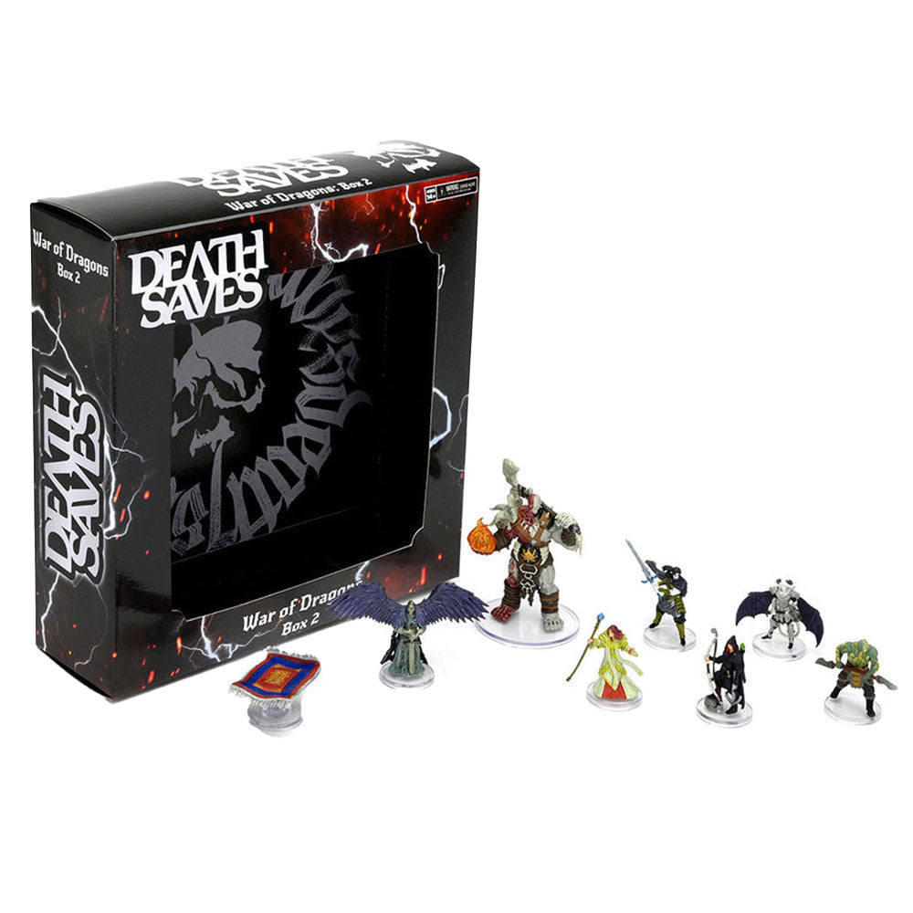 D&amp;D Death Saves War of Dragons Premium-Figuren