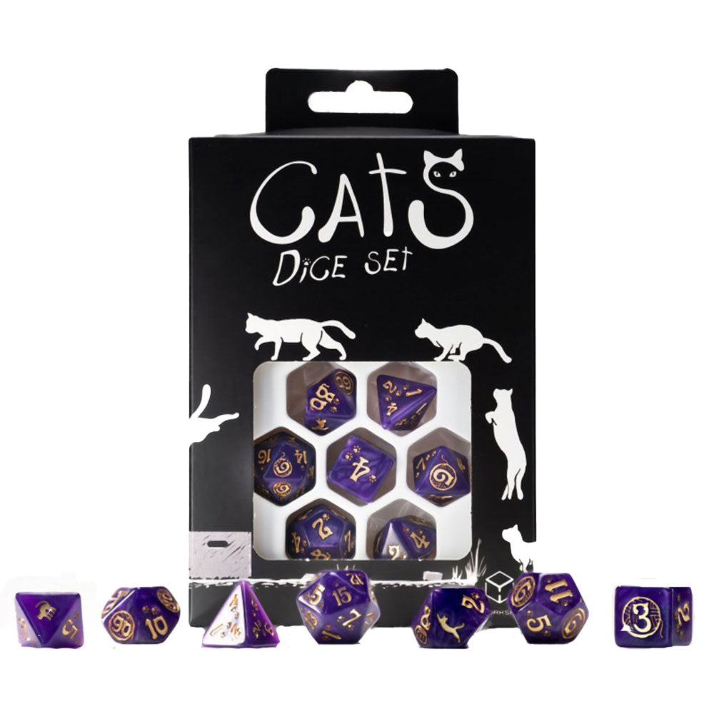 Q workshop gatti da dadi set 7pcs