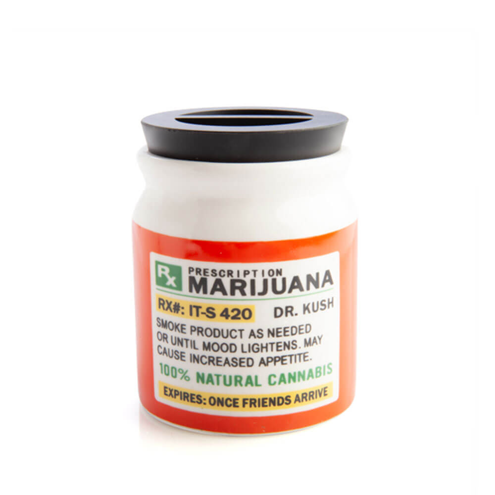 Prescription Marijuana Stash It! Storage Jar