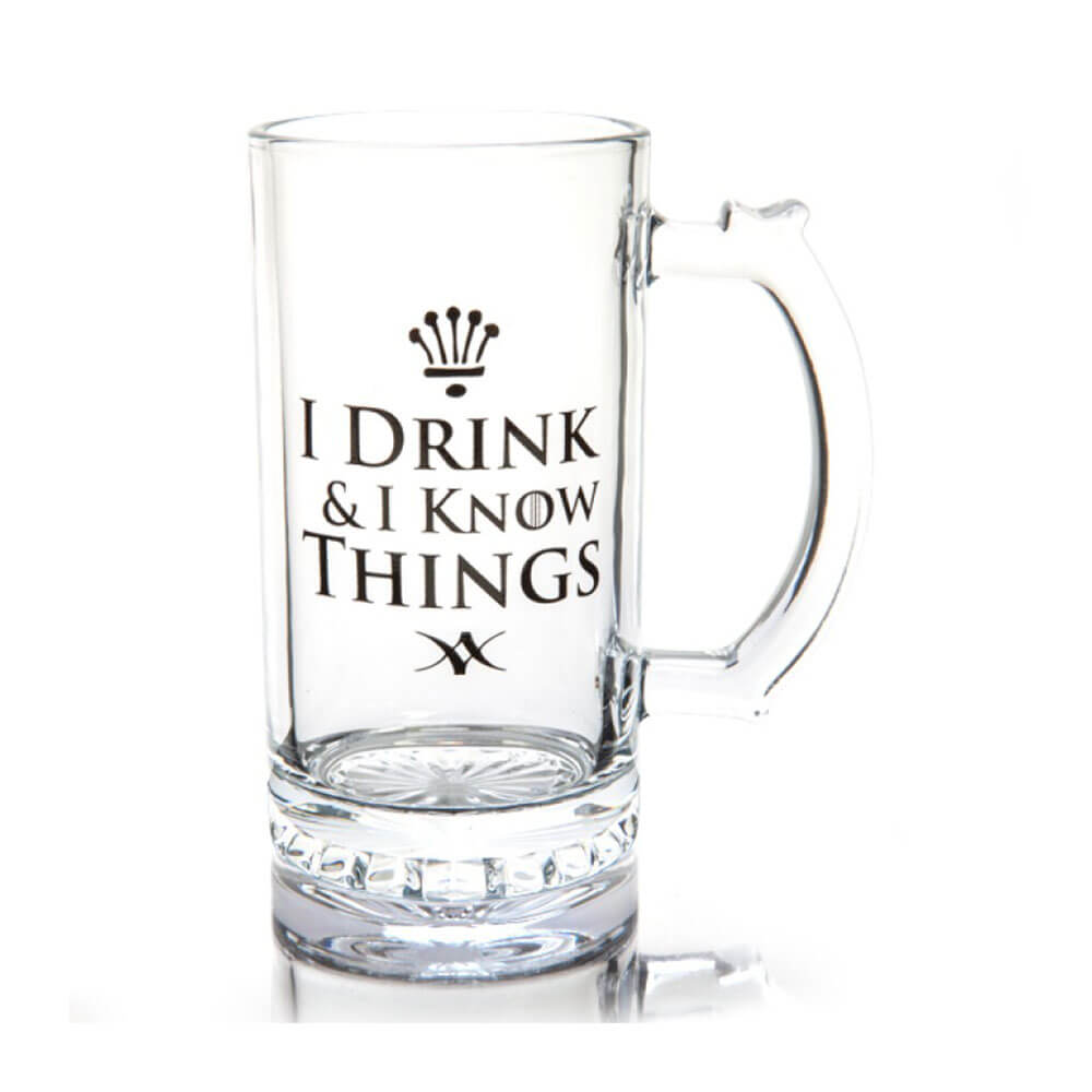 I Drink & I Know Things Beer Stein