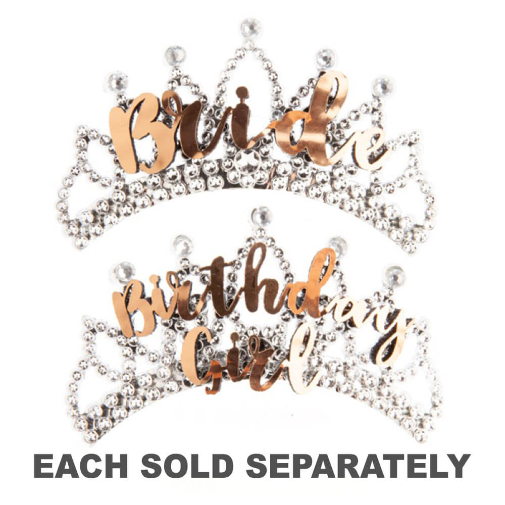 Alandra Rose Gold and Silver Tiara