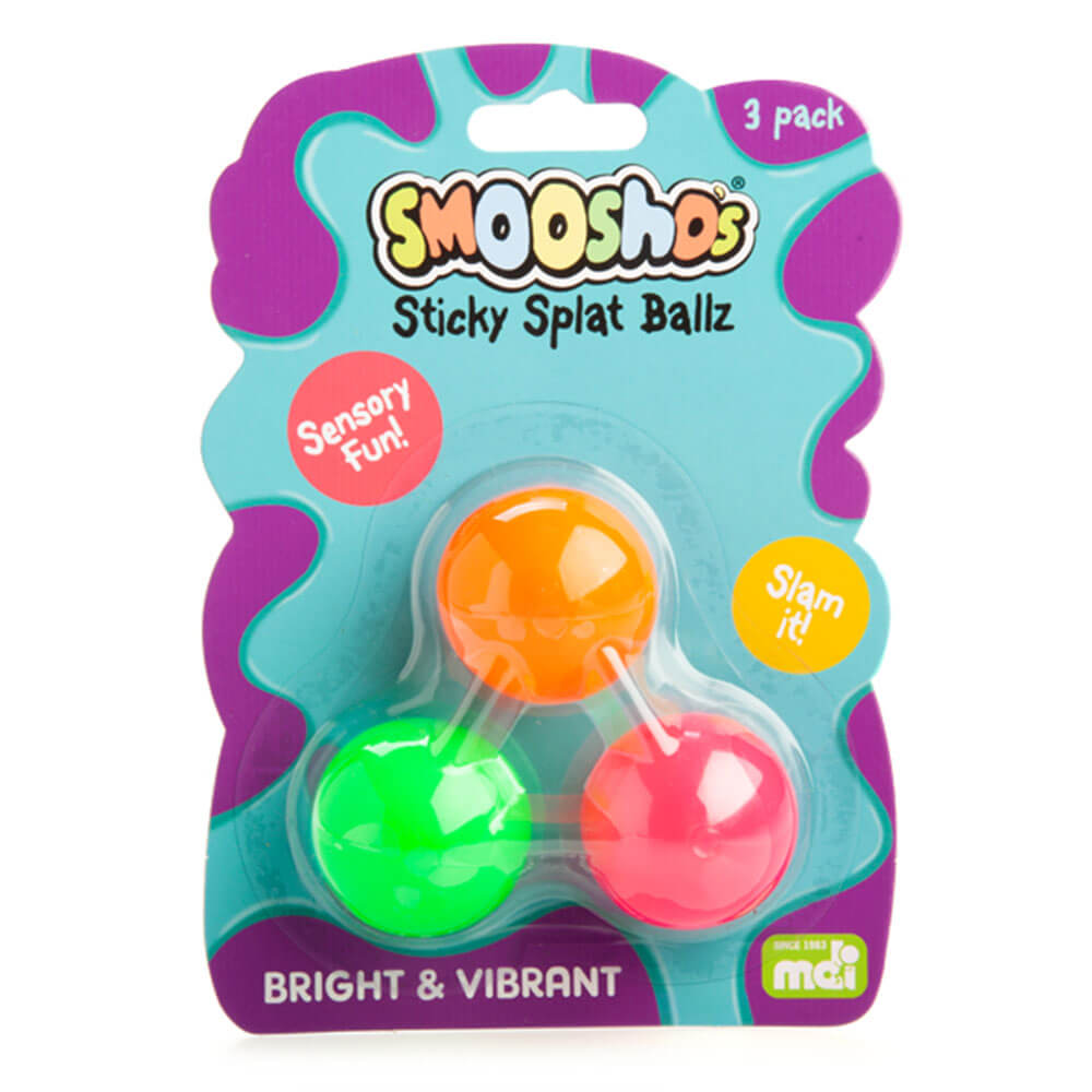 Smoosho's Sticky Splat Ballz (Set of 3)