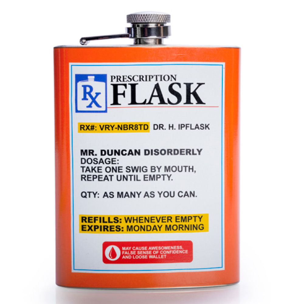 Prescription Metal Flask