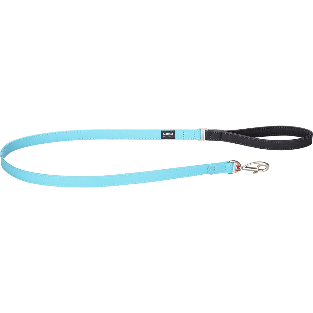 Elegant Vegan Leather Dog Lead (turkos)