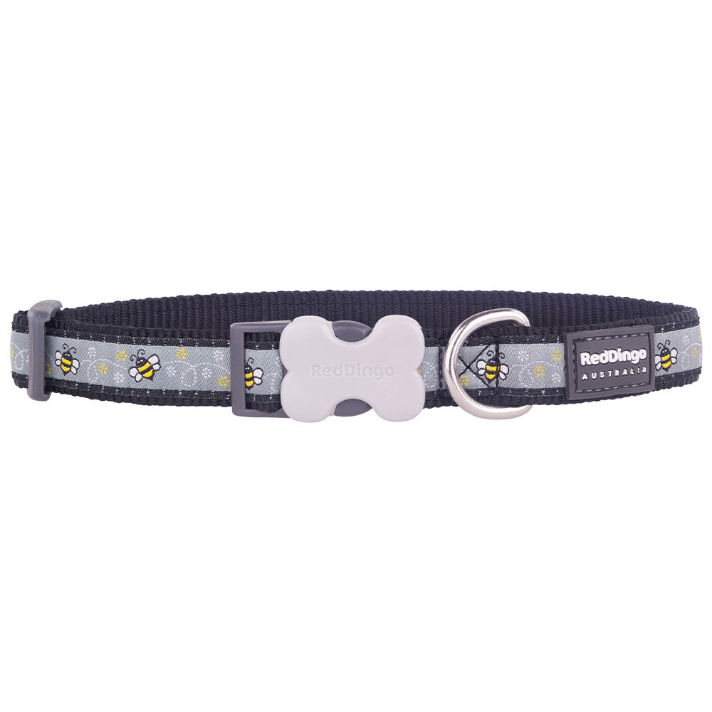 Bumble Bee Dog Collar (zwart)