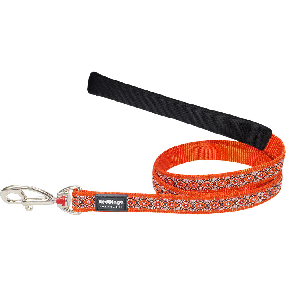 Snake Eyes Dog Lead (oranje)