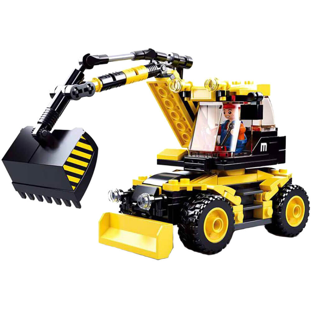 Model Bricks Town Excavator/Lifter 195pcs