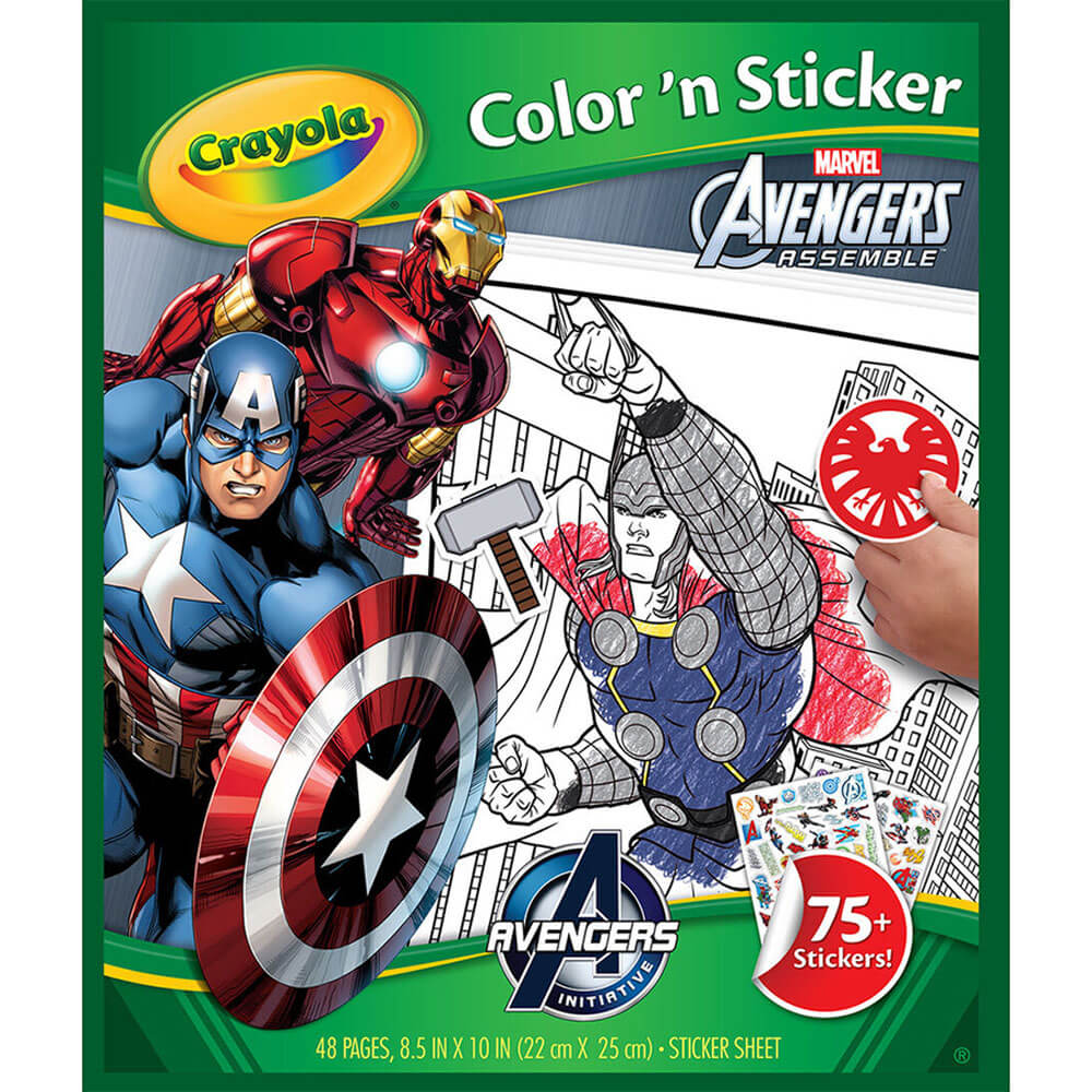 Crayola kleur en stickerboek