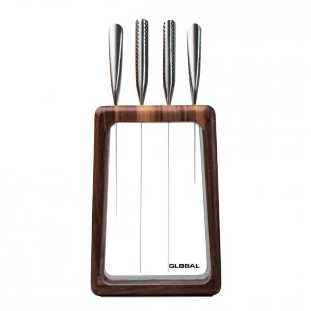 Set di blocchi di coltelli Hashira Global Knives (5pcs)