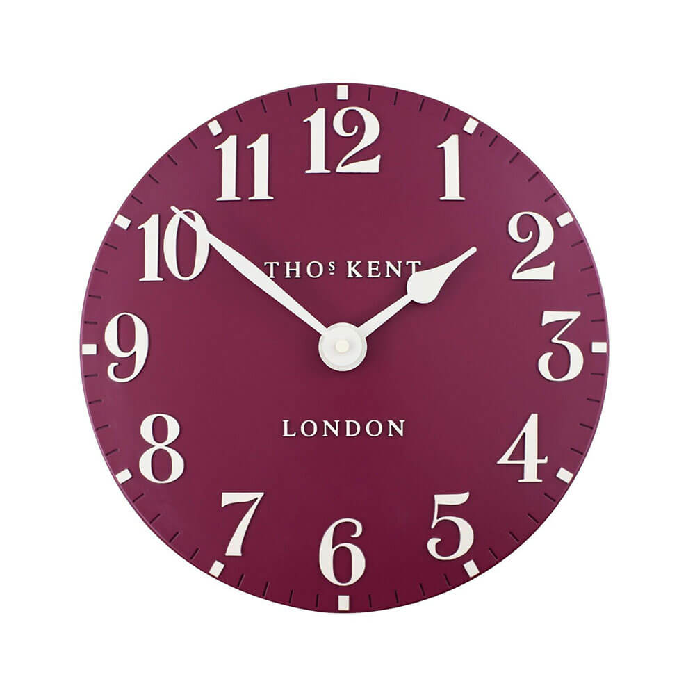 Thomas Kent Arabic Wall Clock med 3D -siffror 30 cm