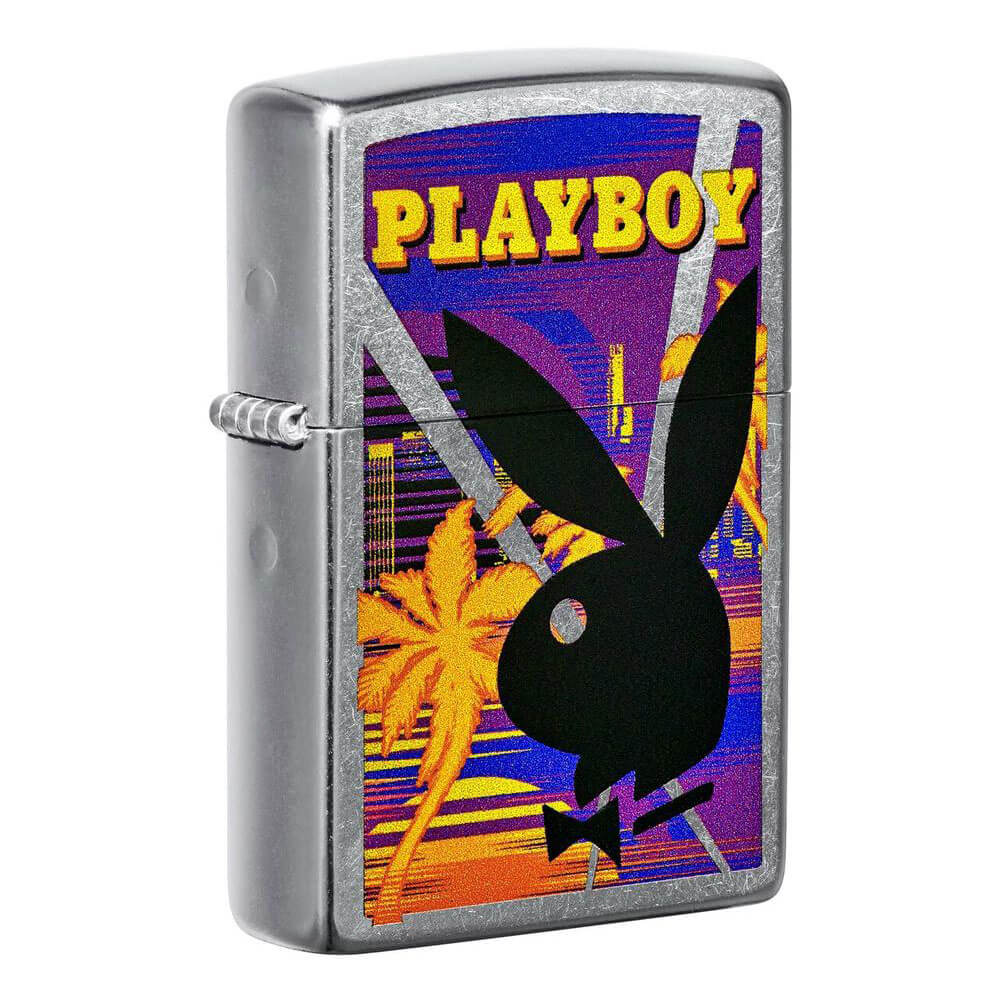 Zippo Playboy Design Street Chrome ligero