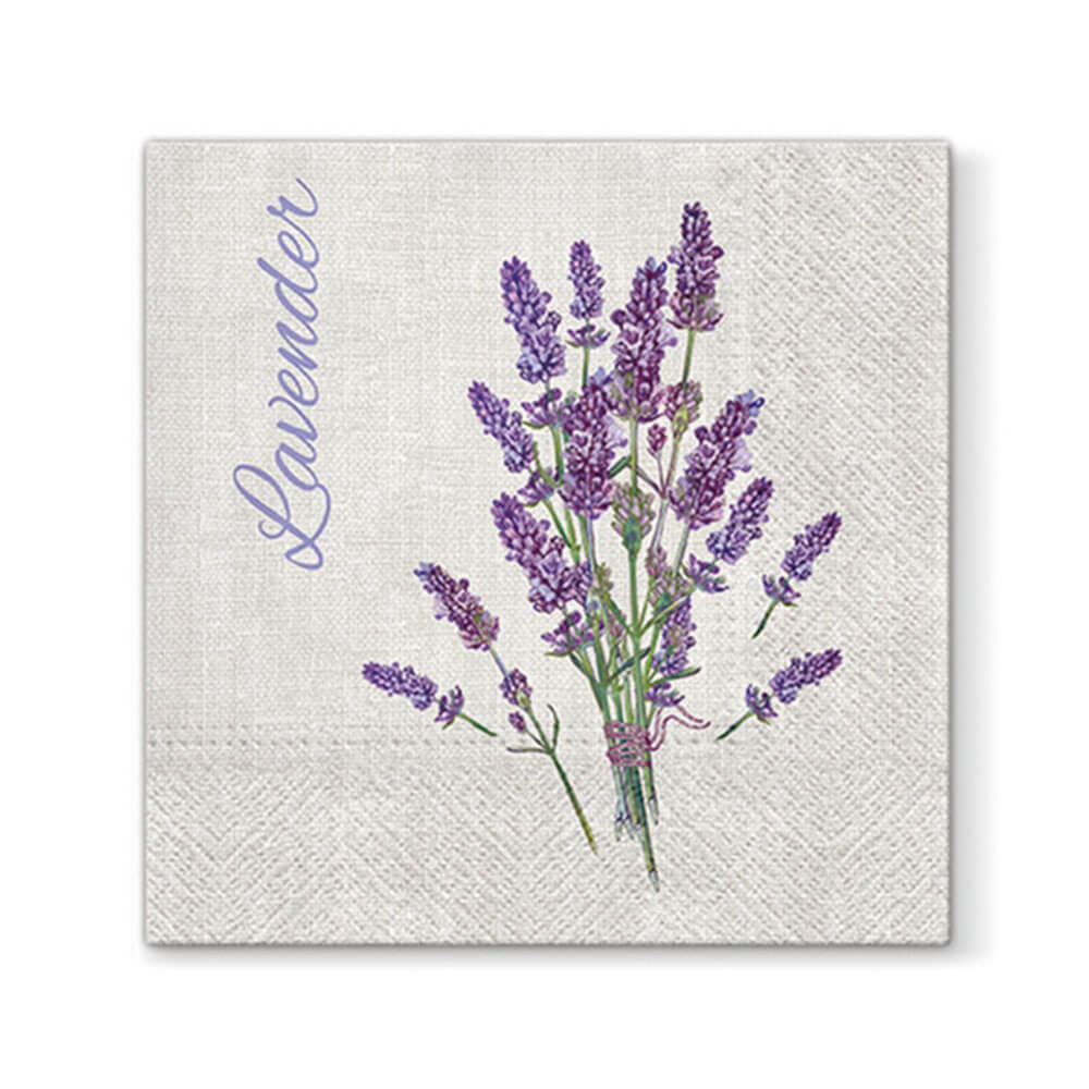 Serwetka na lunch Lavender 33 cm (20pk)