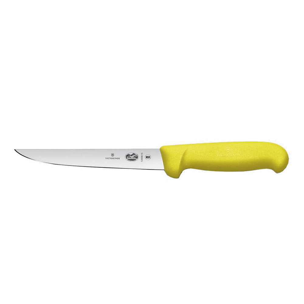 Fibrox Cuchillo de boning de cuchilla ancha recta 15 cm