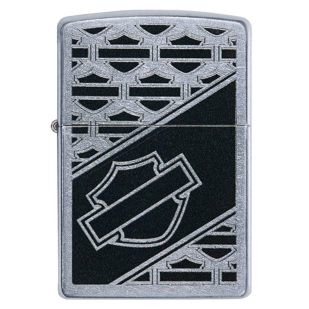 Zippo Harley Davidson Street Chrome lettere