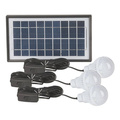 Solar Recharge LED Light Kit