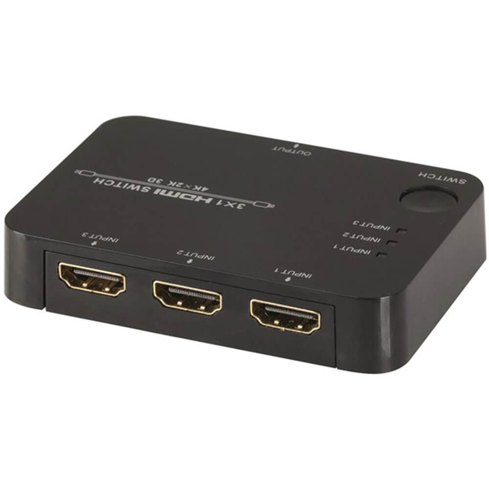 HDMI Switcher with Remote Control (1.4V 3In/1Out)